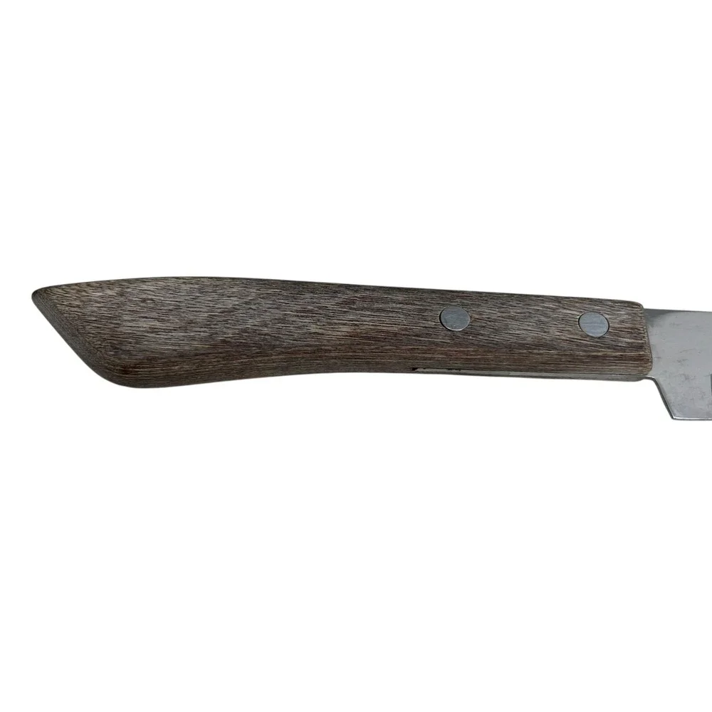 VTG Regent Sheffield Japan Serrated Meat Bread Knife Wood Stainless Steel 13 in